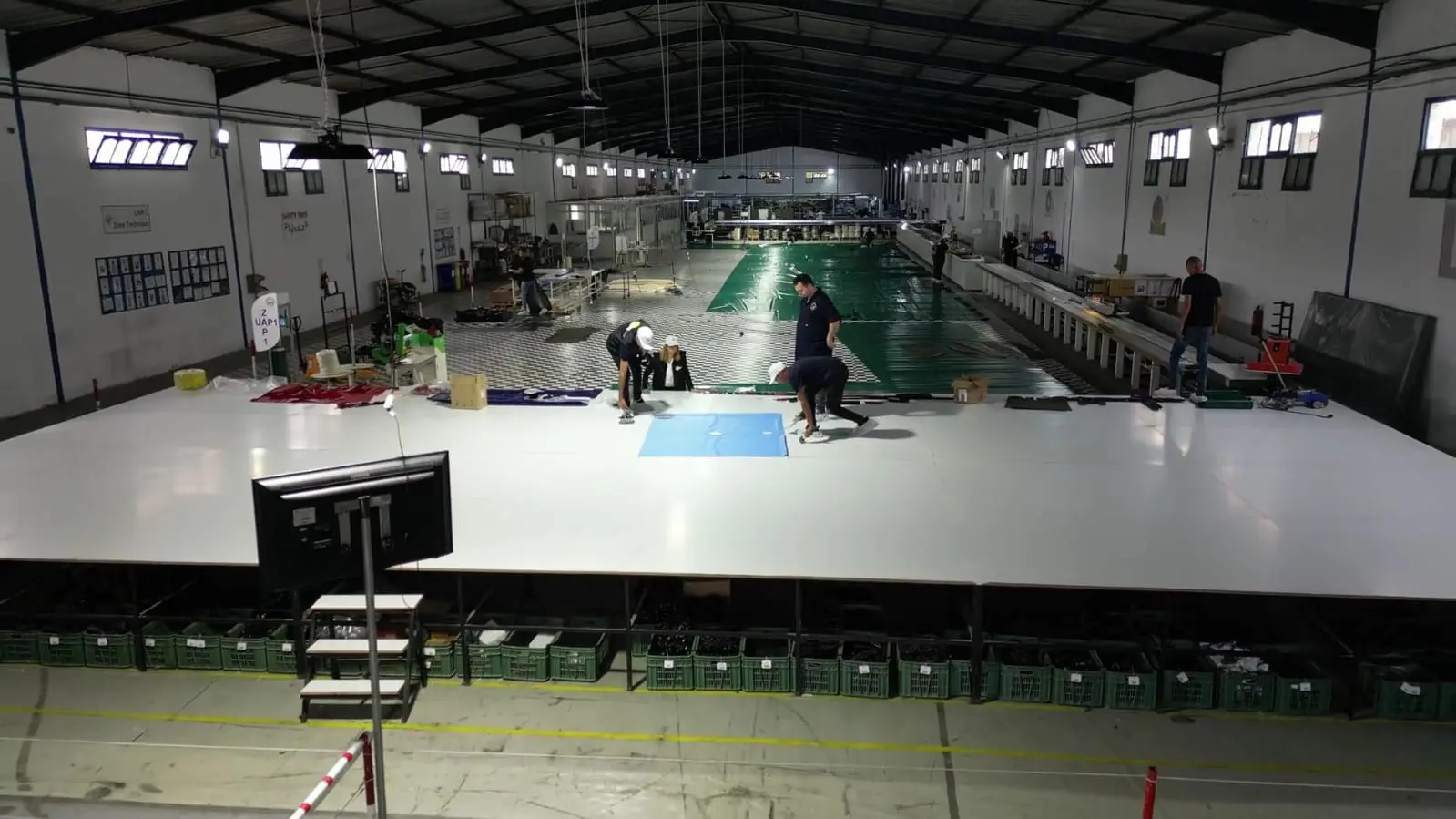 Atelier de production Serena – assemblage citernes souples